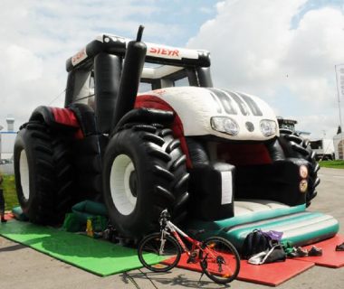 Springkussen tractor